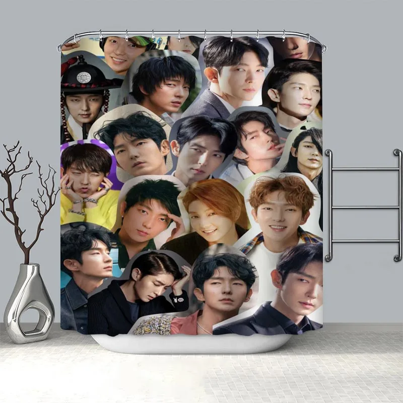 

KPOP LEE JOON GI занавеска для душа s для ванной комнаты занавеска Декор 180x18 0 см Водонепроницаемая занавеска для душа из плесени