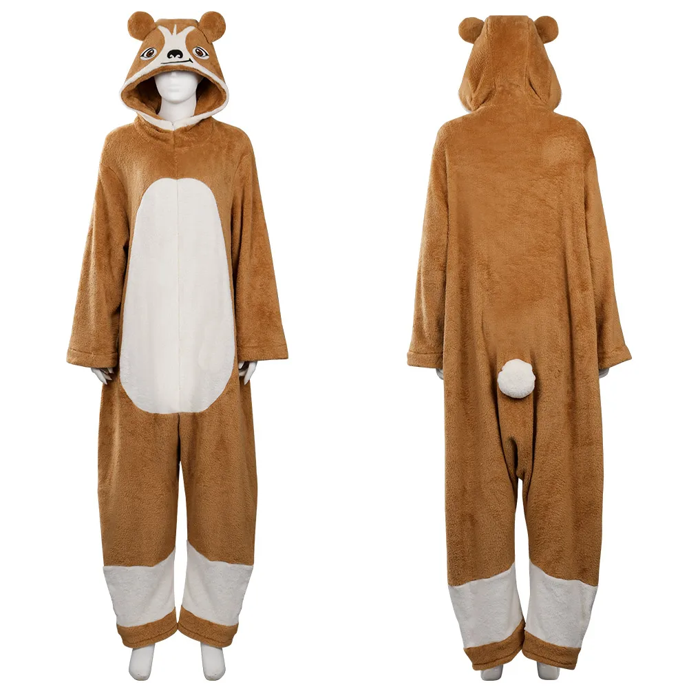 

Panda: The Dragon Knight Wandering Blade Cosplay Costume Jumpsuit Sleepwear Halloween Carnival Suit