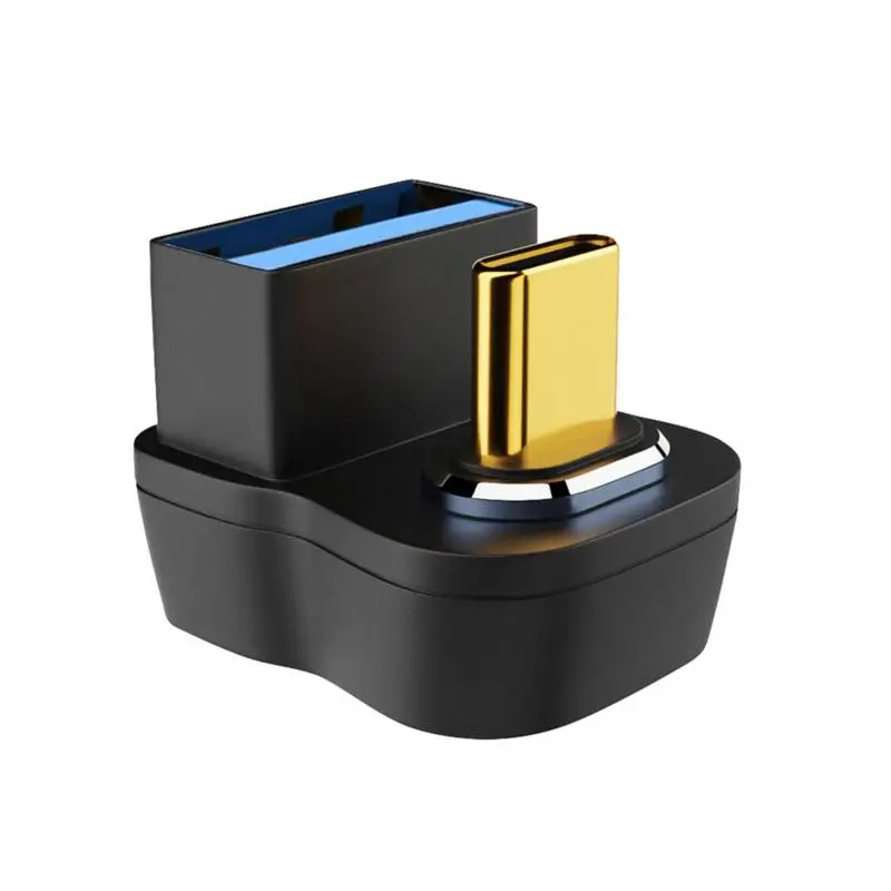 

For Tablet Aluminum Alloy Usb To Type C Adapter 10gbps Otg Magnetic Charging Adapter For Notebook 2 In 1 Phone Accessories