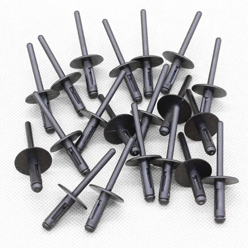 

40x автомобильные заклепки с нажимным штифтом 51717002953 фиксатор 51777171004 инструмент ассортимент колес авто черный бампер крыло пластик