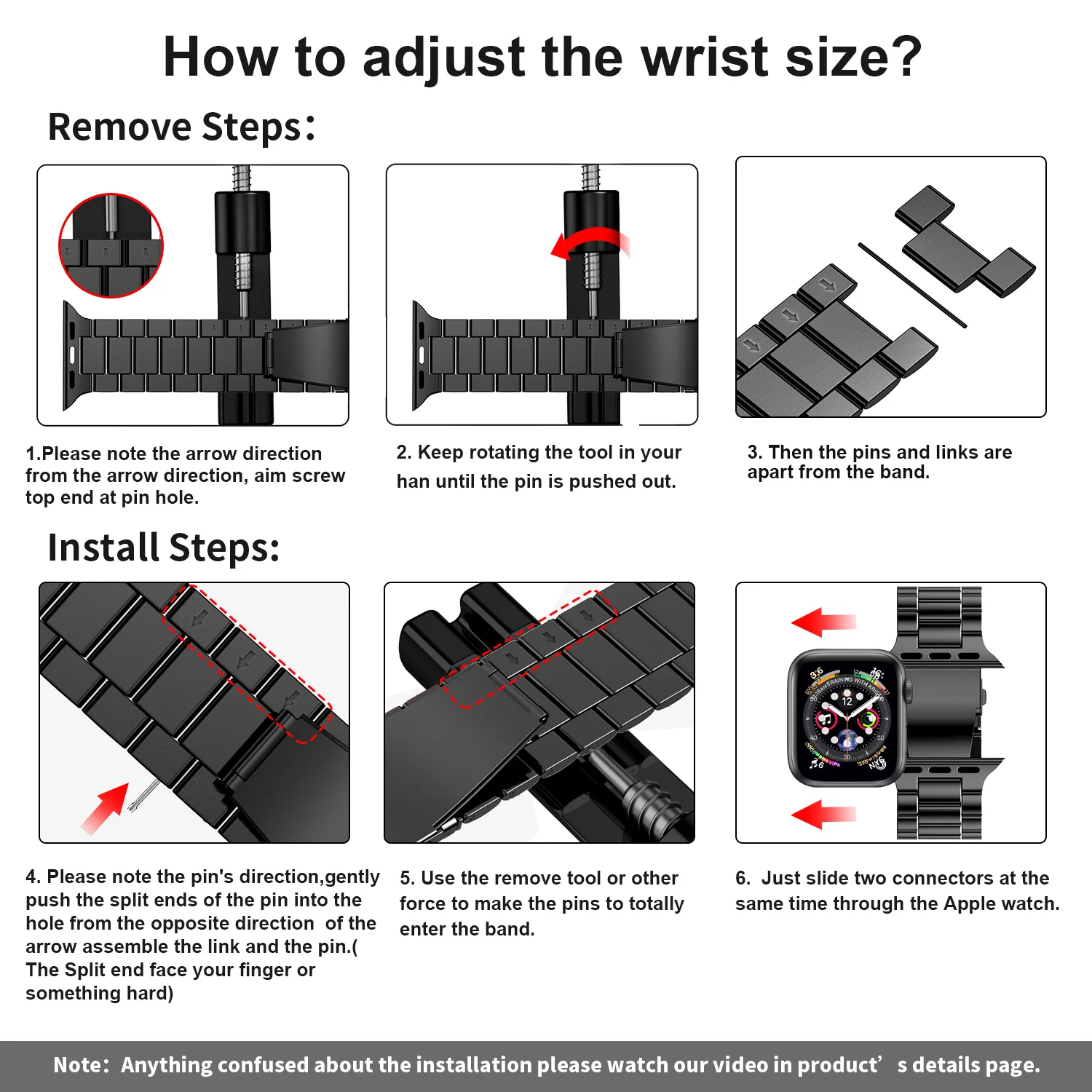 Size 5 apple watch band sale