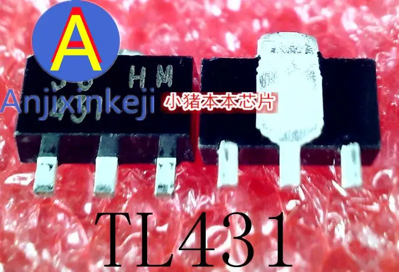 

10pcs 100% orginal new TL431 Printing silk 431 SOT-89