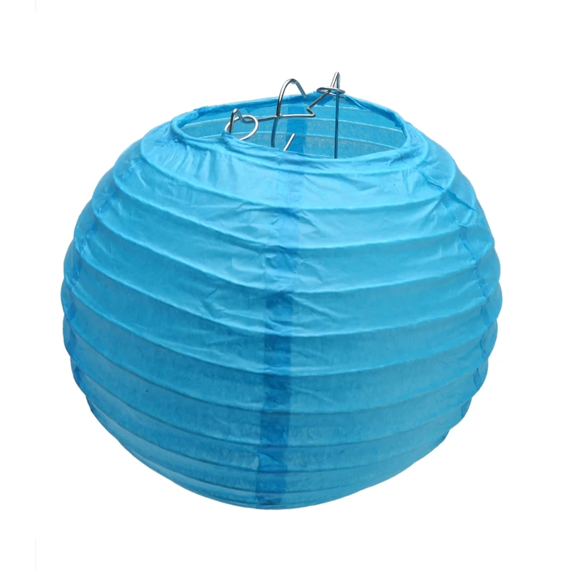 Акция! Набор бумажных фонарей Королевского синего цвета многоразовые подвесные