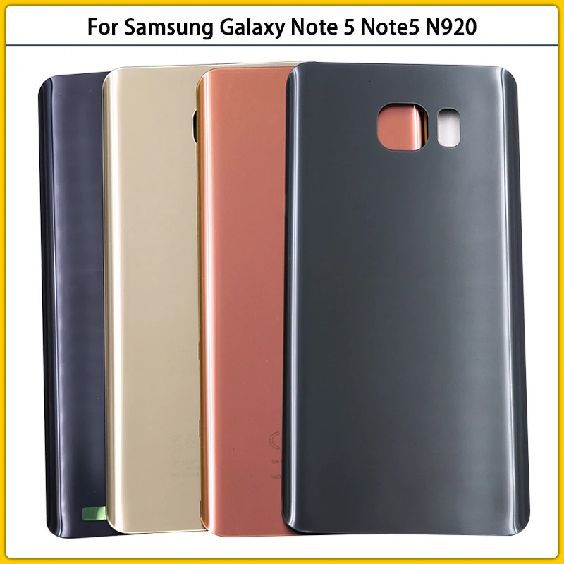 

10 шт., задняя крышка батарейного отсека для Samsung Galaxy Note 5 N920 N920F