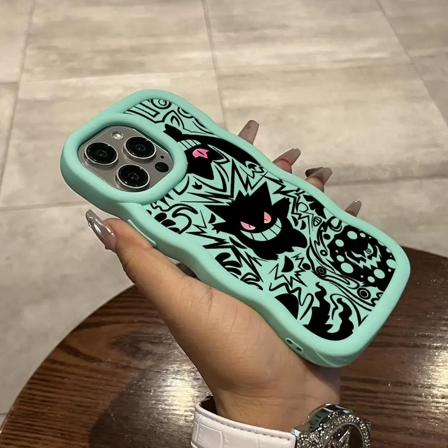 Anime Genger Case for Apple iPhone 16 15 11 14 13 12 Pro 7 X XS Max 8 Plus 16Pro 15Pro Soft Phone Funda