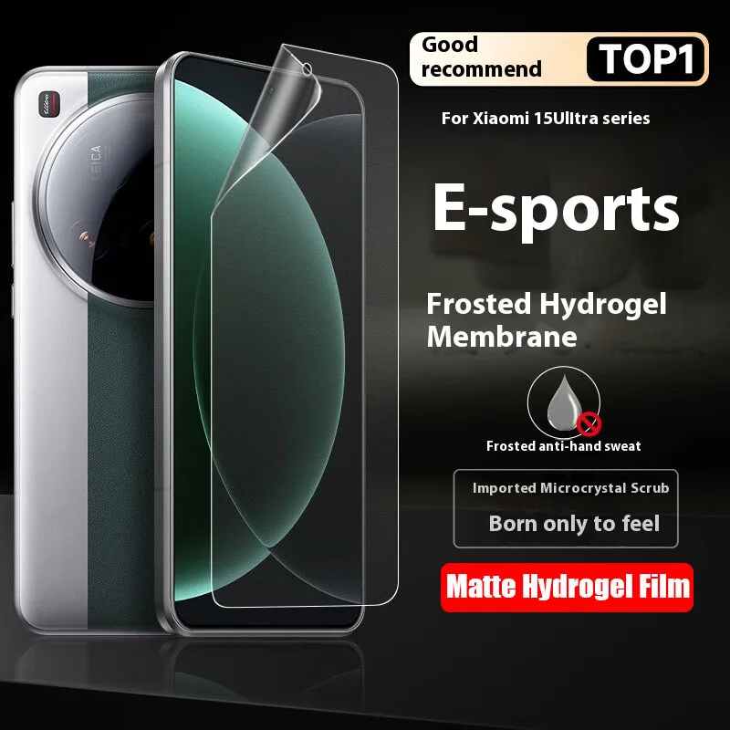 3 Parça Mat Hidrojel Film Xiaomi Mi 15 Ultra 3D Kavisli Ekran Koruyucu Film Xiaomi 15 Ultra Koruyucu Film Kapağı