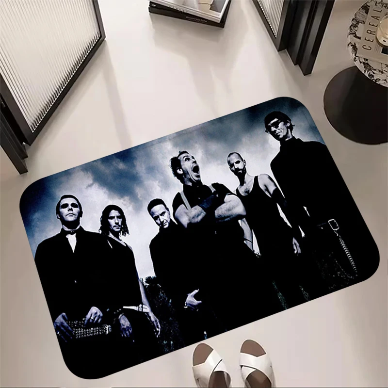 Входной коврик из искусственной фланели противоскользящий антибактериальный