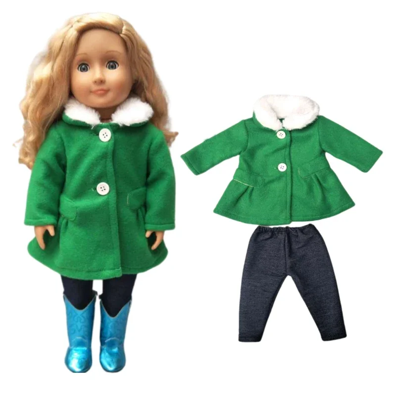 Комплект одежды для куклы 18 дюймов куртка и штаны кукол американский стиль