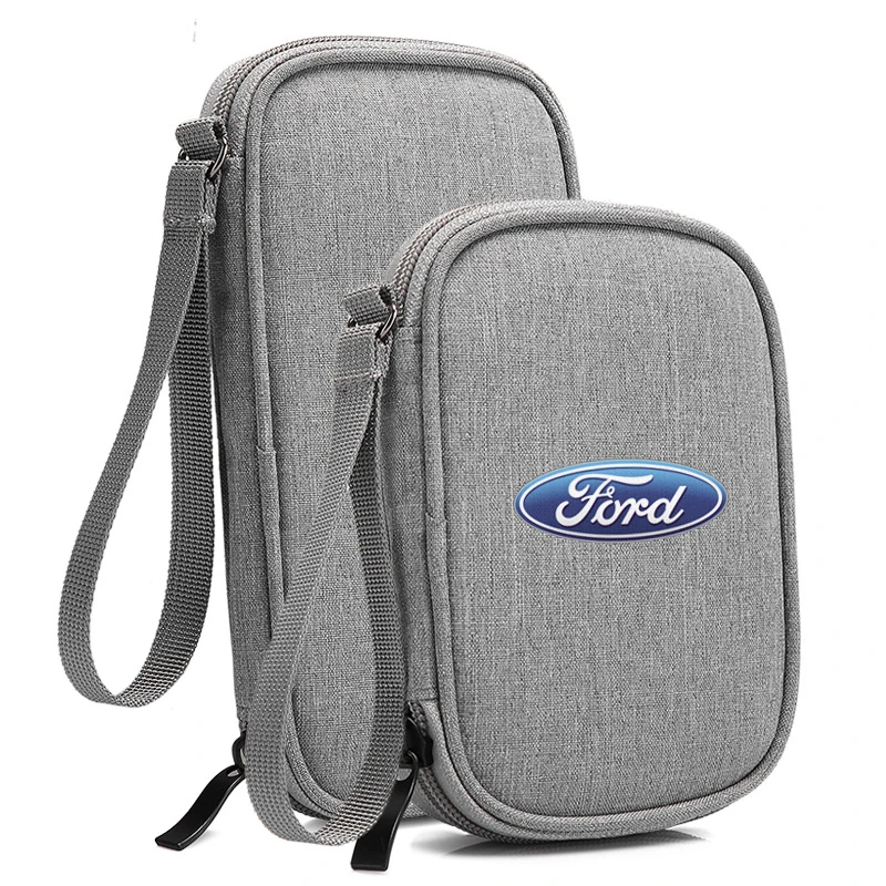 

NEW Waterproof Car key car driver's license USB Earphone Storage bag For Ford Focus 2 MK2 3 MK3 MK4 Festiva Fiesta Mondeo Mustan
