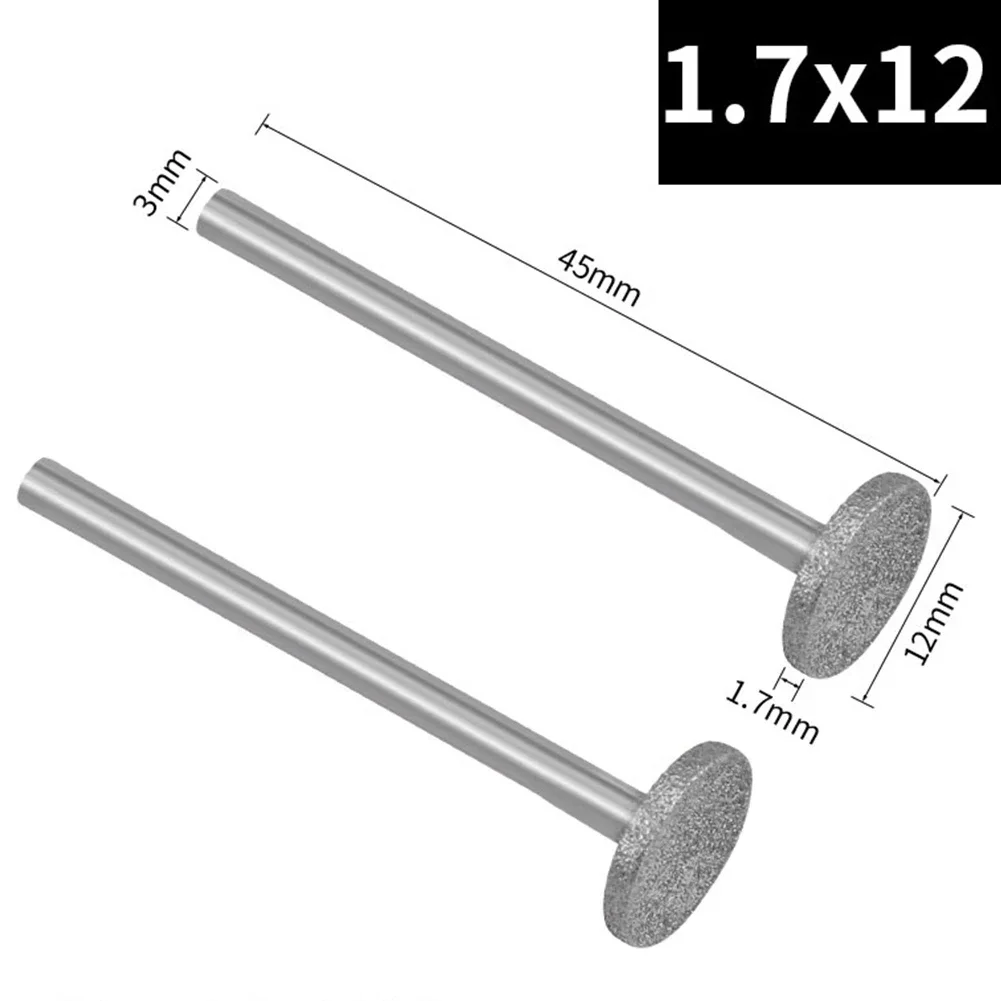 

2x алмазная шлифовальная головка, заусенцы, абразивная полировка, нефрит, резьба по камню, хвостовик 3 мм, Т-образная головка, гравировальные инструменты, аксессуары для шлифовальных бит