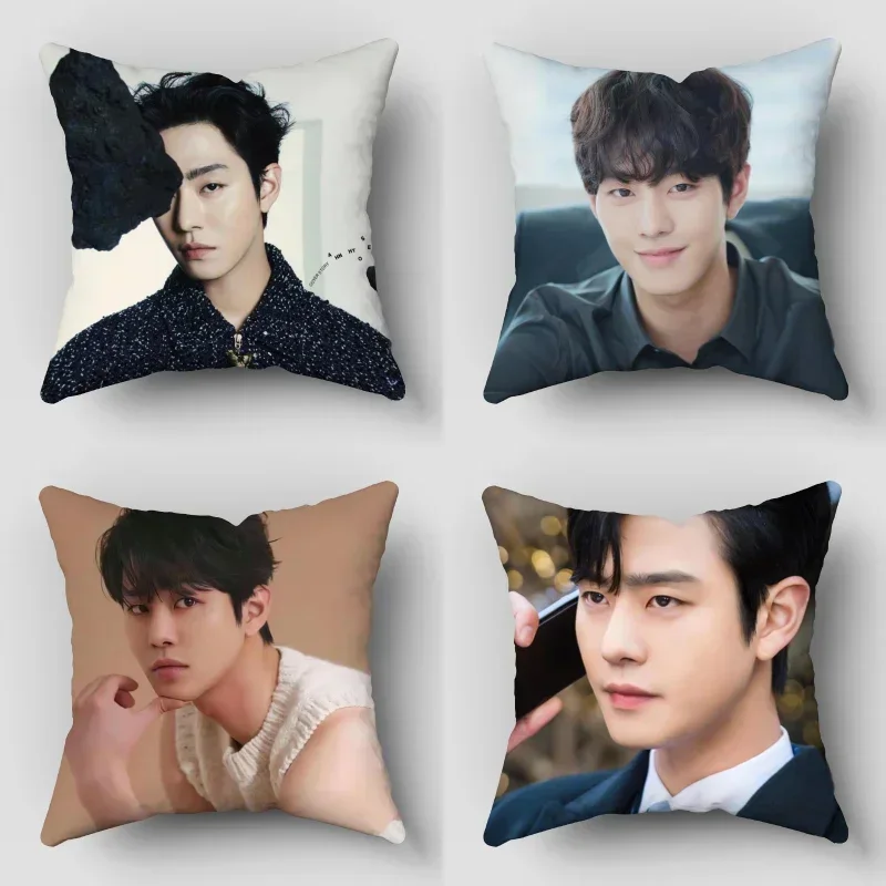 Наволочка для подушки Ahn Hyo Seop квадратная Женская наволочка сатиновая ткань