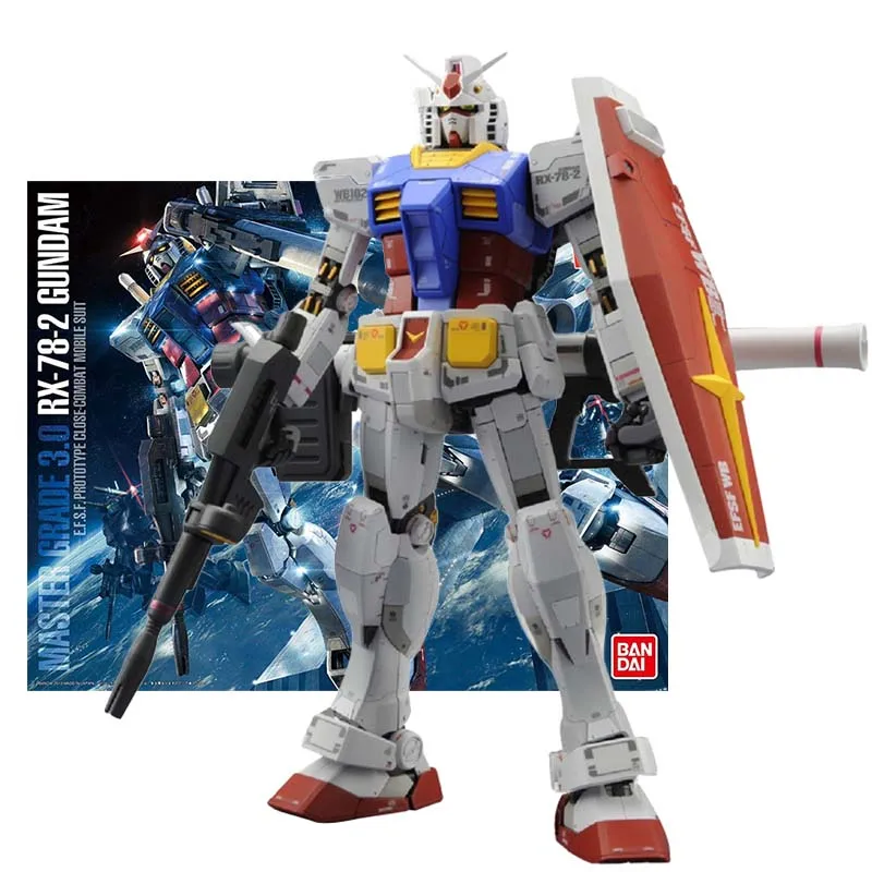 Anime Figures Mg 1/100 Master Grade 3.0 Rx-78-2 Mobile Suit 