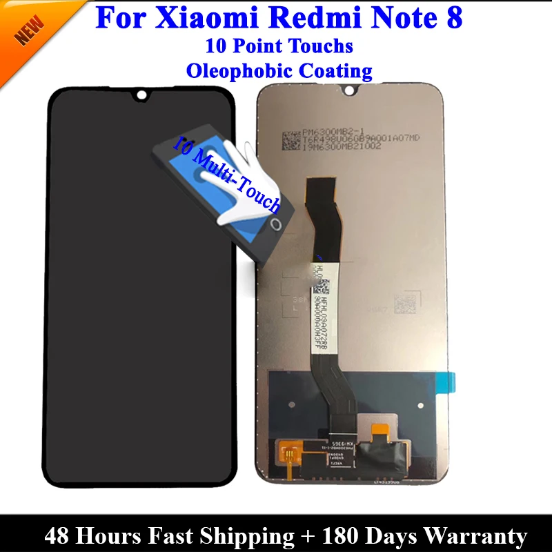 

Оригинальный ЖК-дисплей для Xiaomi Redmi Note 8 ЖК-дисплей для Redmi Note 8 ЖК-дисплей сенсорный дигитайзер сборка Hongmi Замена