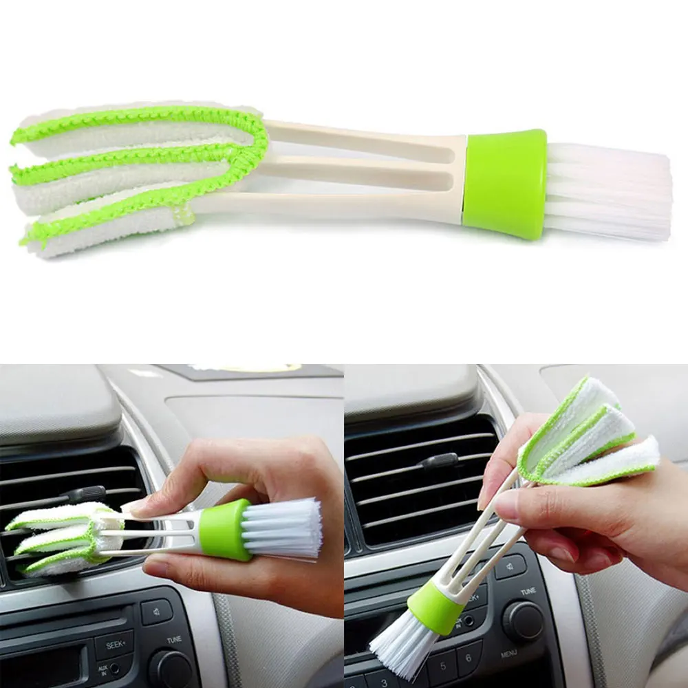 

Car Air Conditioner Vent Brush Microfibre Car Grille Cleaner Auto Detailing Blinds Duster Brush Car-styling Auto Accessories