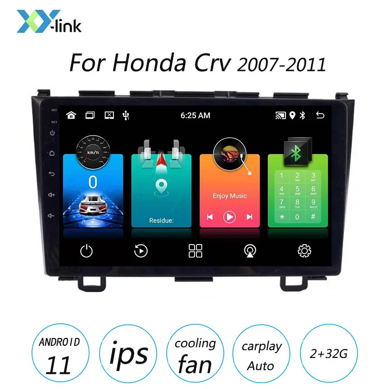 

Android 11 Автомобильный мультимедийный dvd-плеер для Хонда сrv CR-V 3 2007-2011 GPS навигации автомобиля Радио Видео Аудио аксессуар без 2 Din Dvr