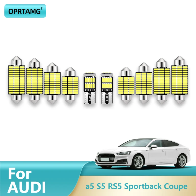 

OPRTAMG Canbus Car LED Interior Light Kit For AUDI a5 S5 RS5 Sportback Coupe 1994 1995 1996 1997 1998 1999 2000 2001 2002-2022