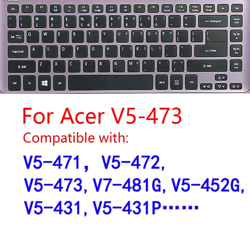 

Translucent Laptop Keyboard Cover Protector Film for V5-472 V5-473 V7-481G V5-452G V5-431 V5-431P Protect Skin