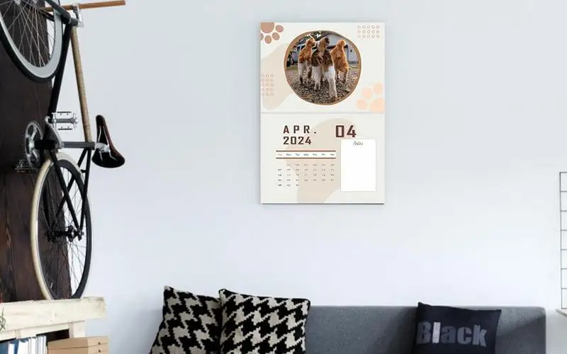 

Фотообои для стен, ежемесячные толстые страницы, животные, стены, календарь, 12 месяцев, милый календарь для праздника, красочный подарок