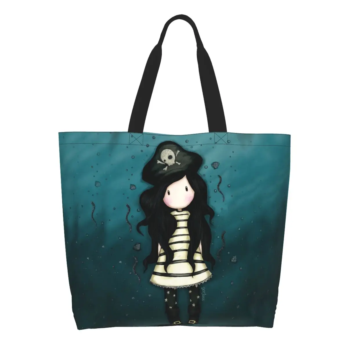 

Women Girls Santoro Gorjuss Large Capacity Tote Shopping Bags Accessories Stylish For Female Shoulder Bag