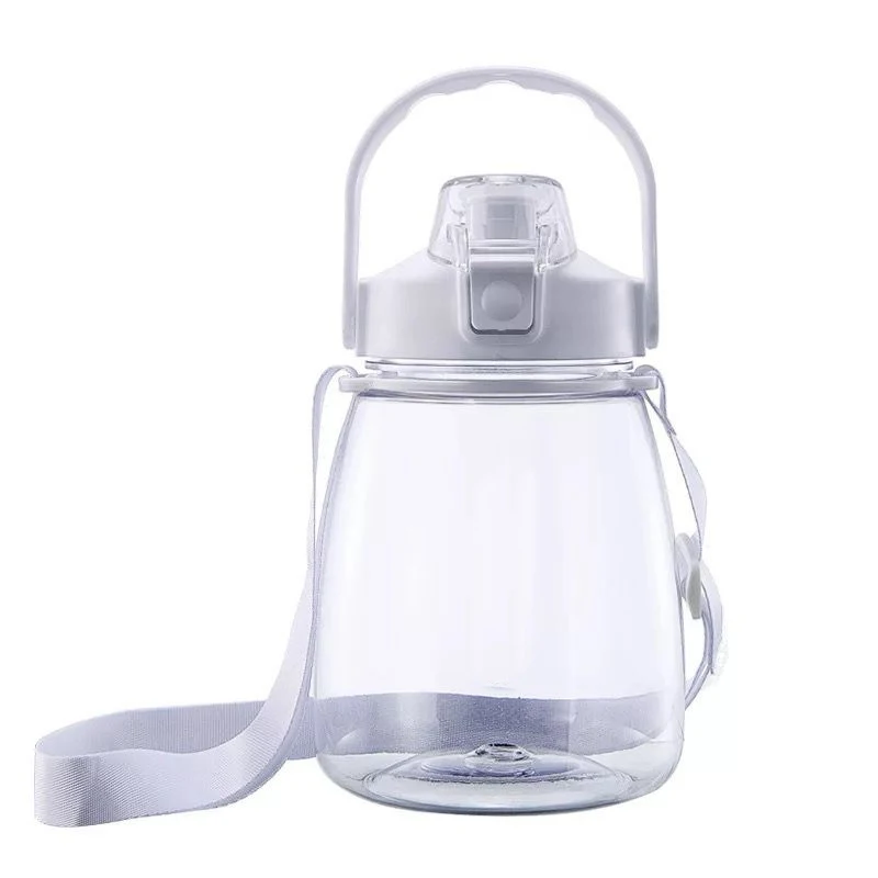 Большая кружка для пудинга Студенческая портативная соломенная Милая бутылка