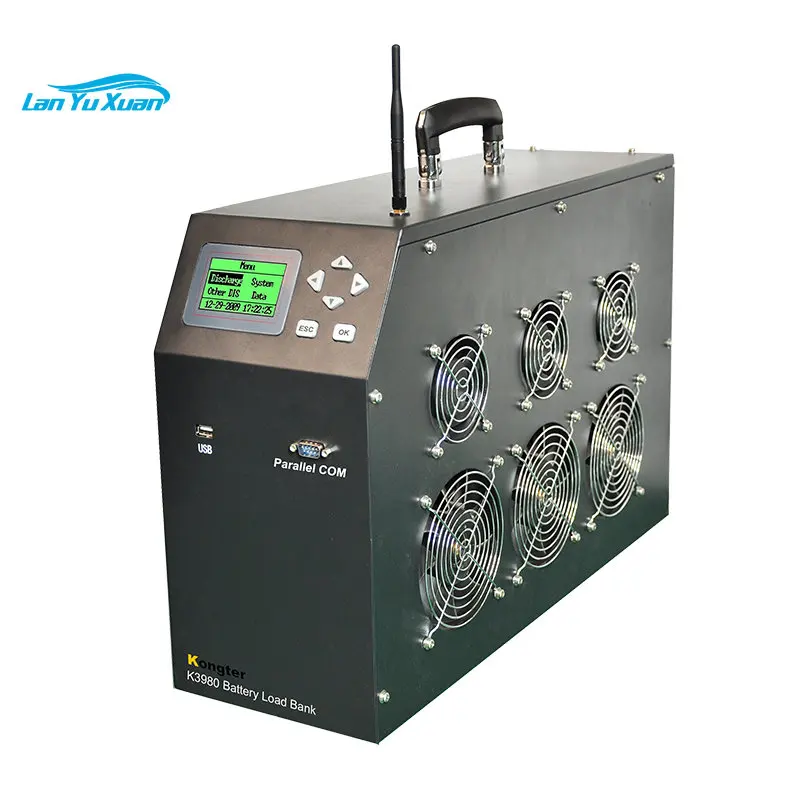 Kongter customized dc load bank battery load unit for testing battery real capacity in UPS system with real time data