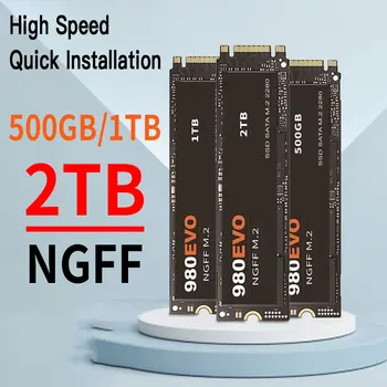 Hot Mass Storage M.2 SSD NGFF 2TB 1TB Solid State Drive Disk High Speed M.2 2280 PCIe 3.0 Internal Hard Disk For Laptop Desktop 1