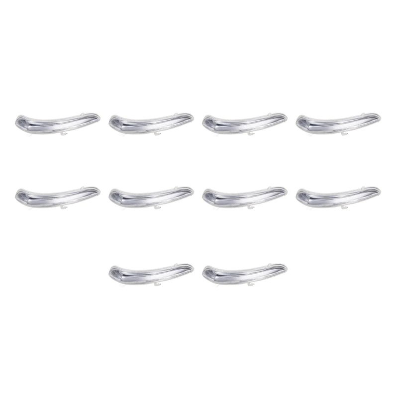 

10X Car Side Wing Door Mirror Indicator Repeater Blinker Lens Without Bulb For Peugeot 208 2008-2017