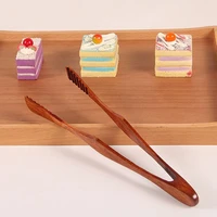 wooden clamp kitchen tongs food barbecue tool salad bacon steak bread household kitchen cookingtools utensils barbecue