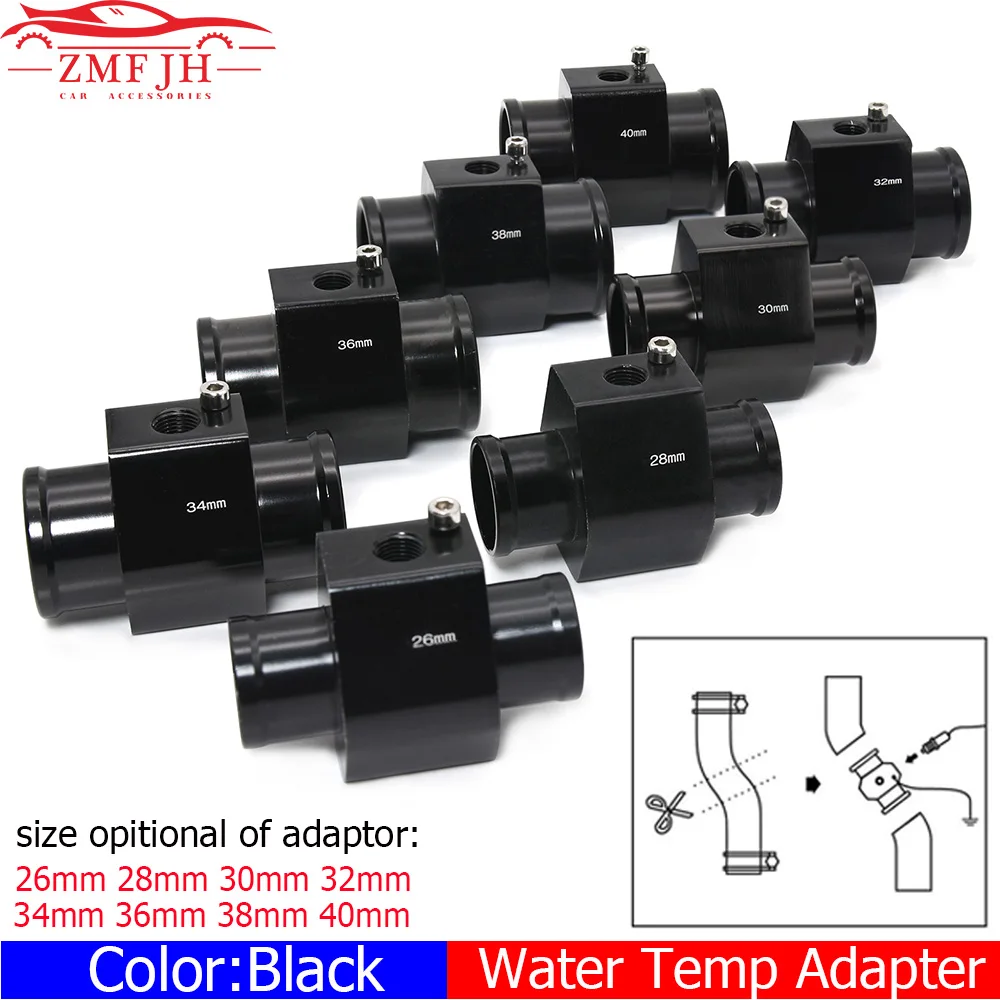 

1/8 NPT датчик температуры воды, соединительный шланг, адаптер, датчик температуры воды, радиатор, температура 26 мм 28 мм 30 мм 32 мм 34 мм 36 мм 38 мм 40 ...
