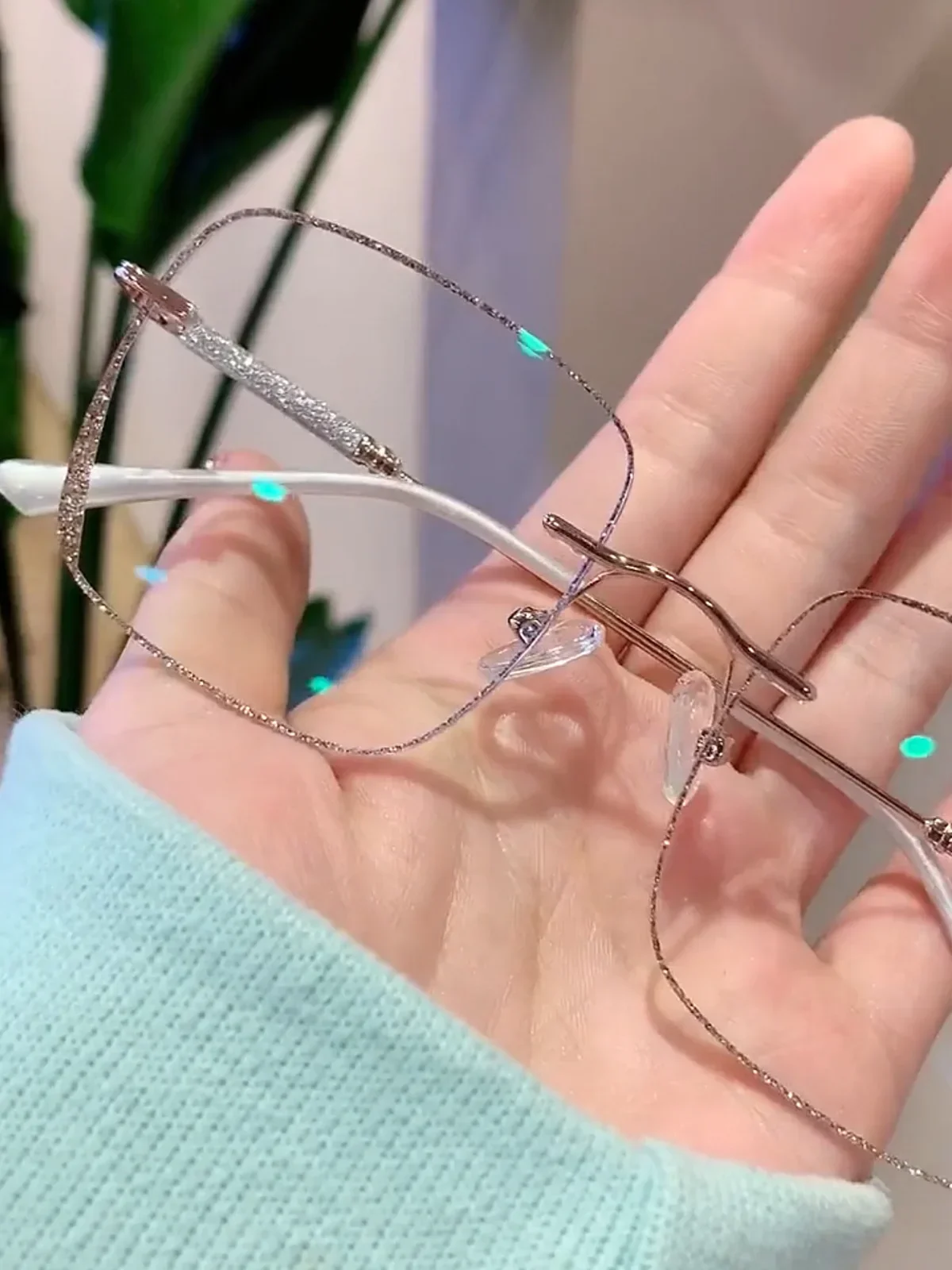 -75 -100 -125 +150 +175 Чистые очки знаменитостей безрамная отделка индивидуальная