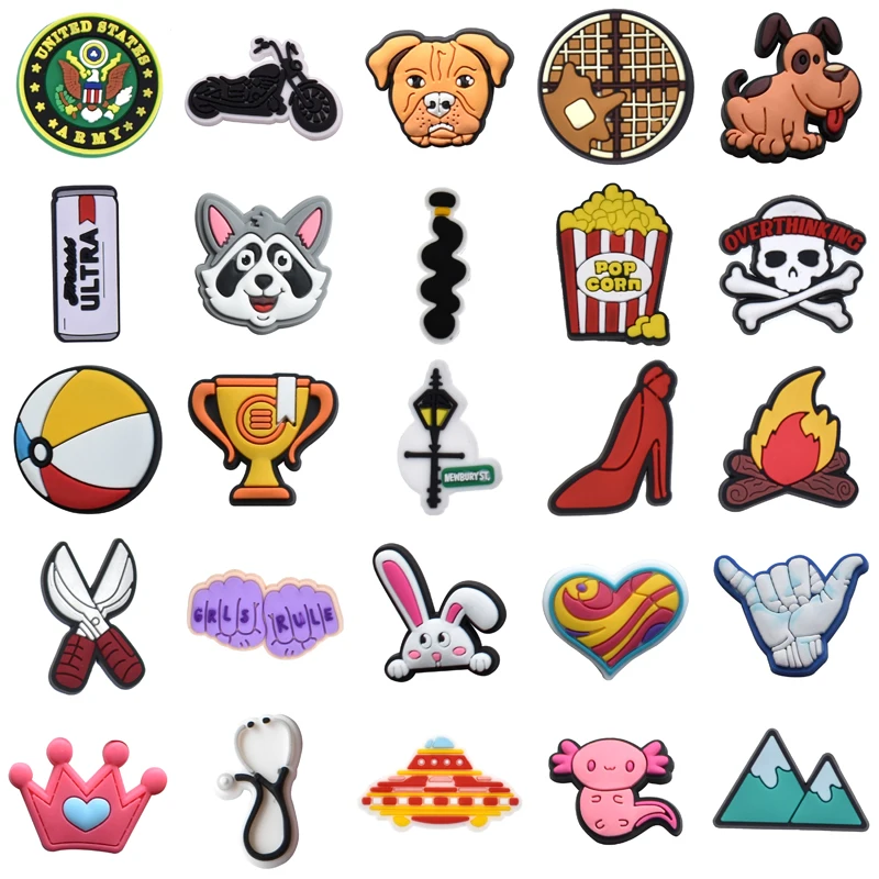 

Women Charm Girl Para Pins Packs Kids Men Shoe Charms Set Jeans Boy Gifts Decorations for Croc Shoes Accessories Wholesale Bulk