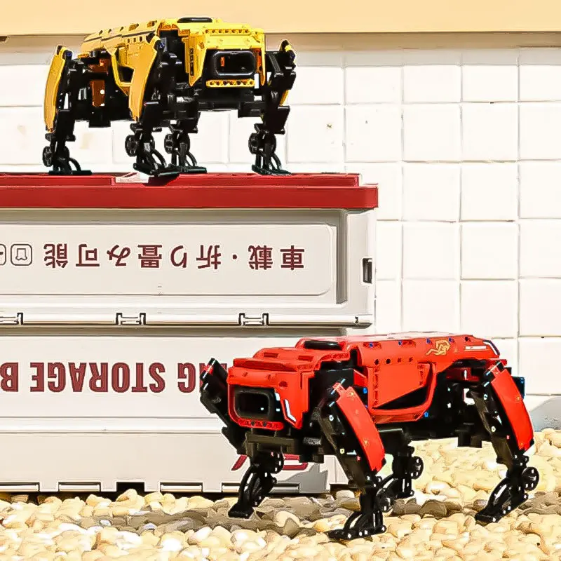 

Aoger Technical Robot Bricks Toy The APP&RC Motorized Boston Dynamics Big Dog Model 15066 AlphaDog Building Blocks Kids Toy Gift