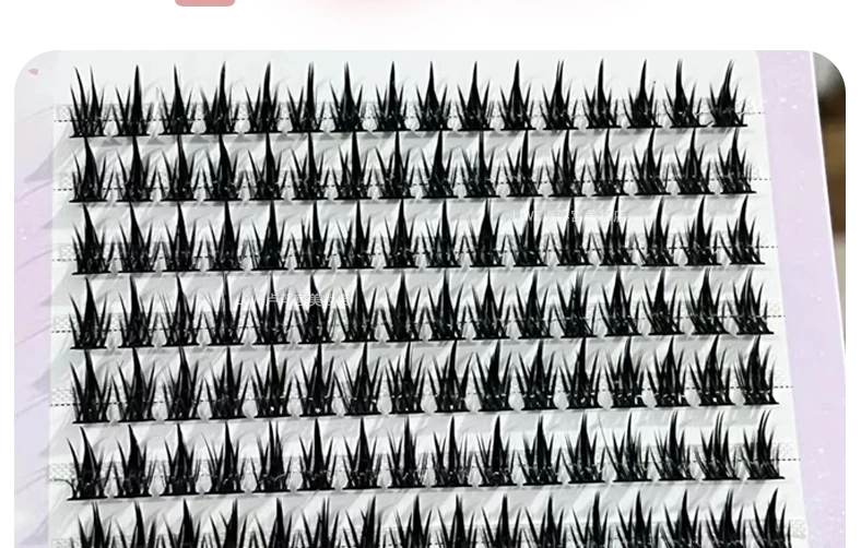 

10 рядов густых накладных ресниц большой емкости