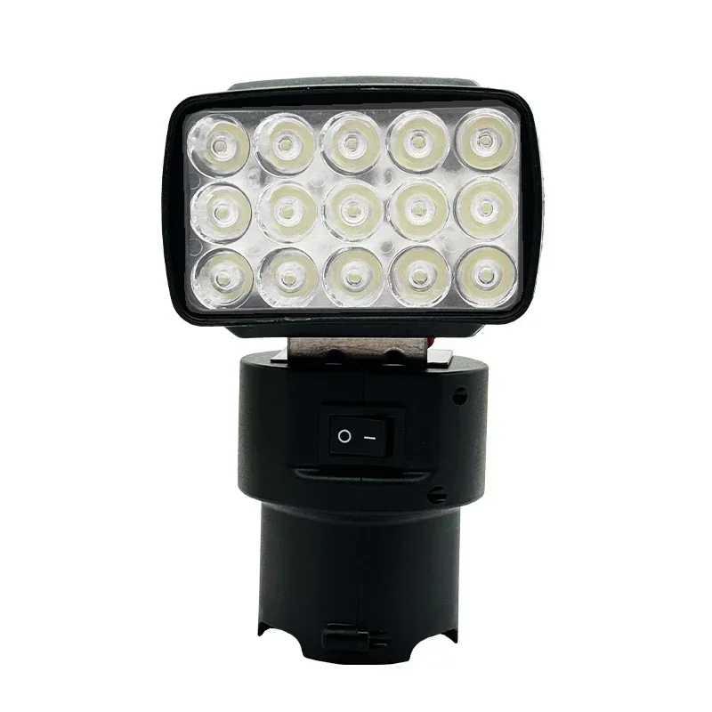 Li-ion Battery Working Lamp Spotlight Lantern Flashlig For Lomvum DeYun ZhiPu FuGe for KoMax GCRAFT 12V 10.8V Lithium