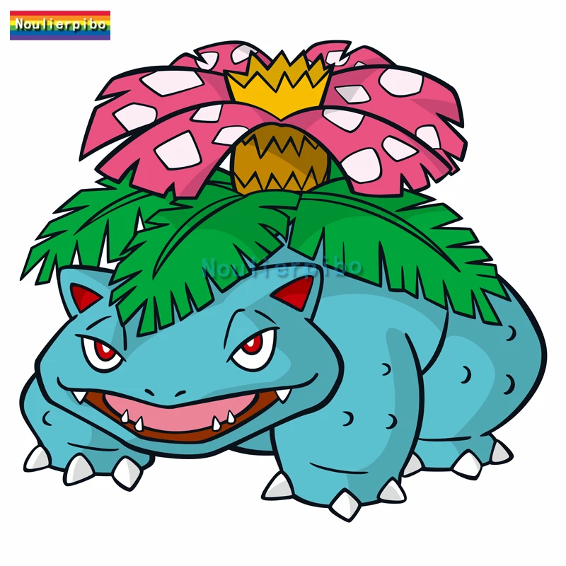 Мультяшные аниме автомобильные наклейки Покемон Пикачу толстые Дин Даши цветок