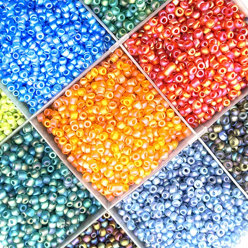 Новинка 10 г/лот 2 мм матовый волшебный цвет очаровательные бусины из чешского стекла Аксессуары для браслета