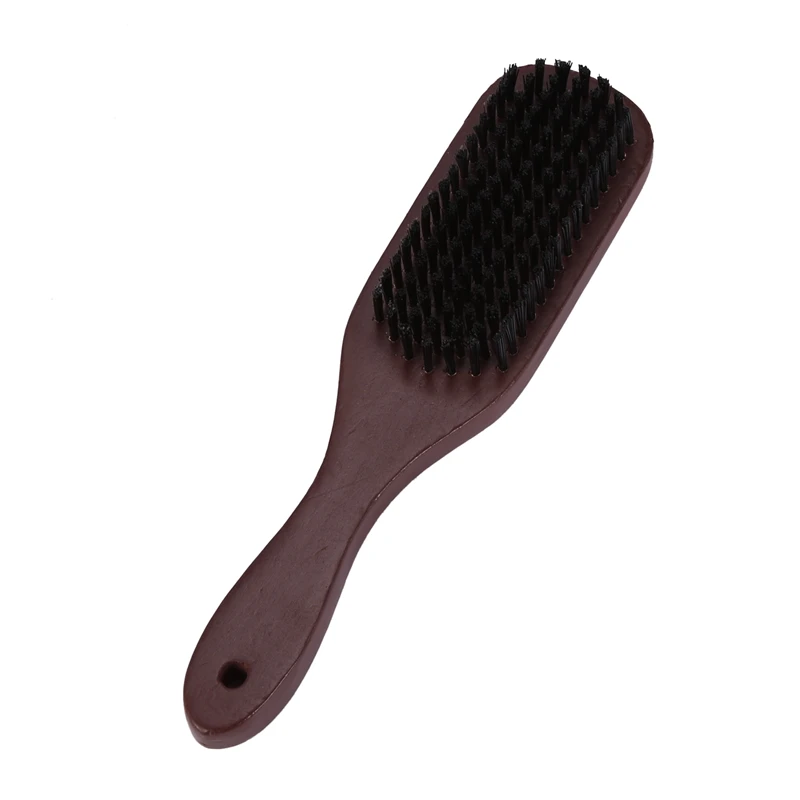 

New Fade Brush Comb Scissors Cleaning Brushes Barber Shop Skin Fade Vintage Oil Head Broken Hair Shape Carving Cleaning Brush To