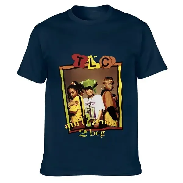 Camiseta de Tlc лёгкий 2 Proud Beg para hombre camisa с принтом Topharajukkuu 1992