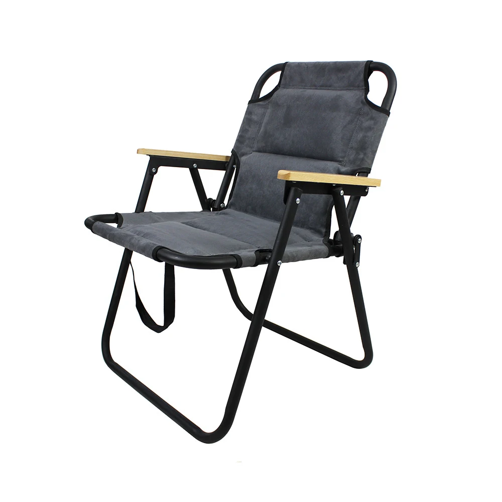 

Pipe Oxford Beach Foldable Lounge Chair Single Backrest Portable Steel Wholesale Outdoor for Fishing Camping Folding Chair
