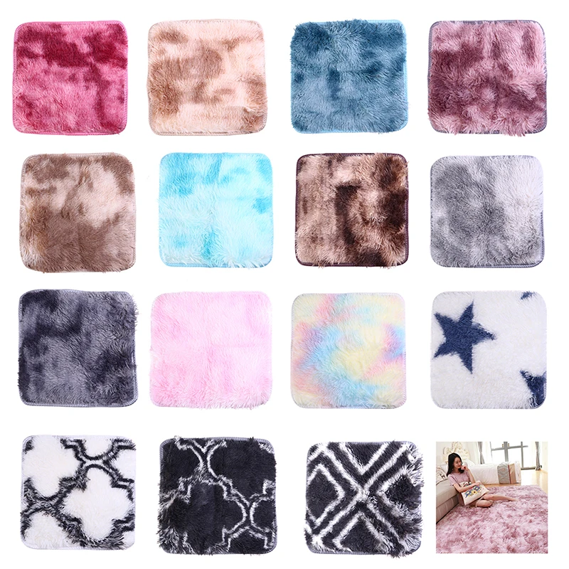 

Shaggy Tie-dye Carpet Printed Plush Floor Fluffy Mats Area Rug Living Room Mats
