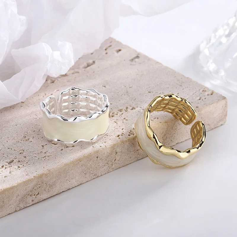 

925 Sterling Silver Wave Engagement Rings For Women Luxury Quality Jewelry Accessories Wholesale Items With Free Shipping