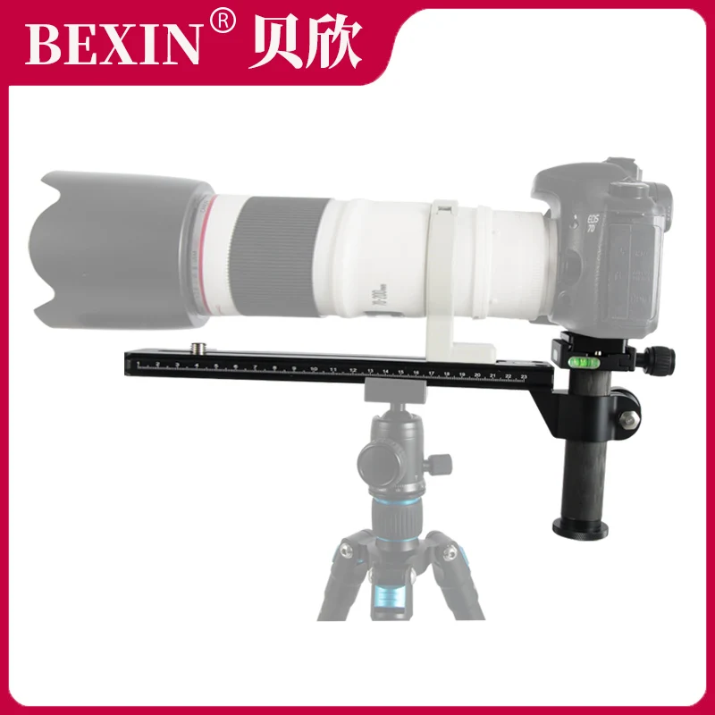 Tripod Ball Head Quick Release Plate Telephoto Lens Support Plate Nodal
Slide Plate With Clamping Pillar For Arca Swiss Camera