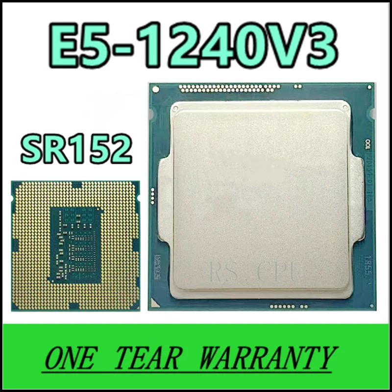 

E3-1240 V3 E3 1240v3 E3 1240 V3 SR152 3,4 ГГц четырехъядерный процессор 8 потоков процессор 8M 80W LGA 1150