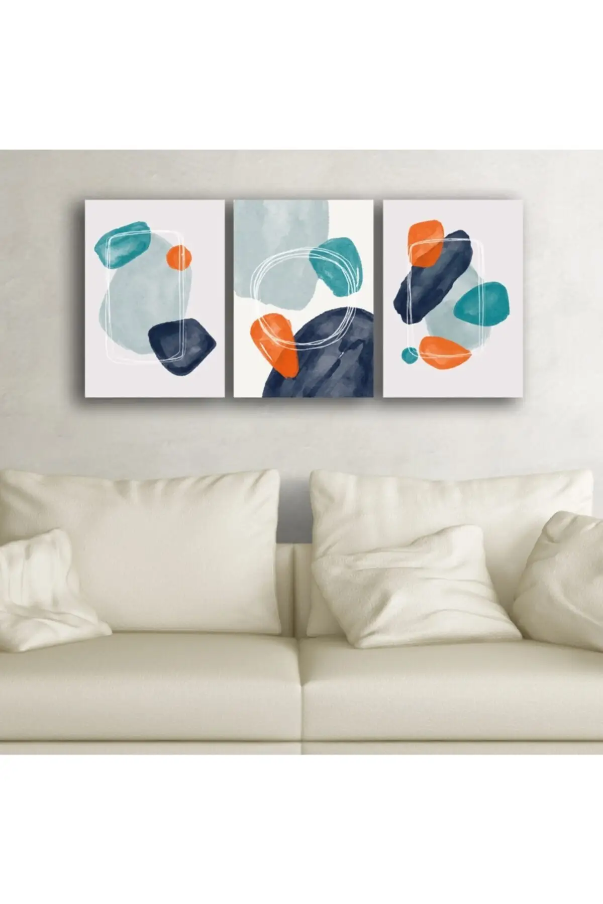 Набор из 3 предметов современной абстрактной живописи из МДФ 120x75см Set165