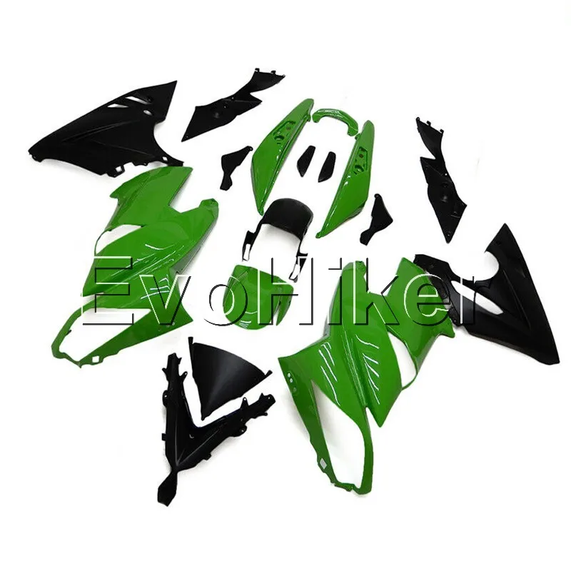 

Custom ABS Fairing for 650R ER-6F 2009 2010 2011 green Black ER6F 650r 09-11 motorcycle bodywork kit