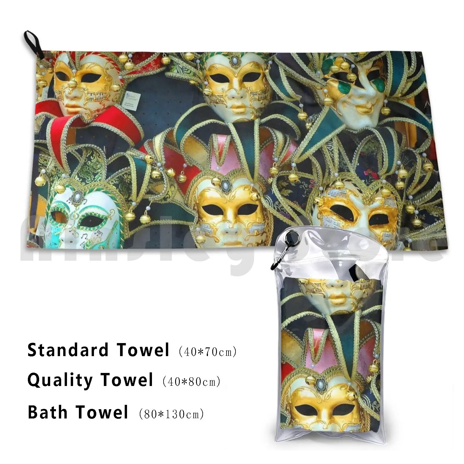 

Полотенце Венецианская опера 3209, город Италии, Марди Гра, опера Венеция, Джордж буксбом