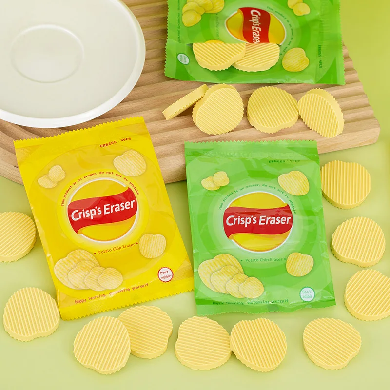 

Набор ластиков в форме картофельных чипсов Er6265