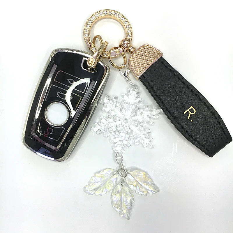 

Car Key Case Shell Cover Fob For 1 3 4 5 7 Series F10 F11 F20 F30 F34 X1 X3 F25 X4 X5 X6 X7 Keyring Men Women Gift