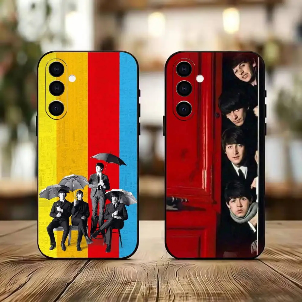 Фото Чехол для телефона Pop Rock Psychedelic Band The B-BeatlesS, черный, силиконовый, мягкий, для Samsung A73, A72, A71, A70, A53, A52, A51
