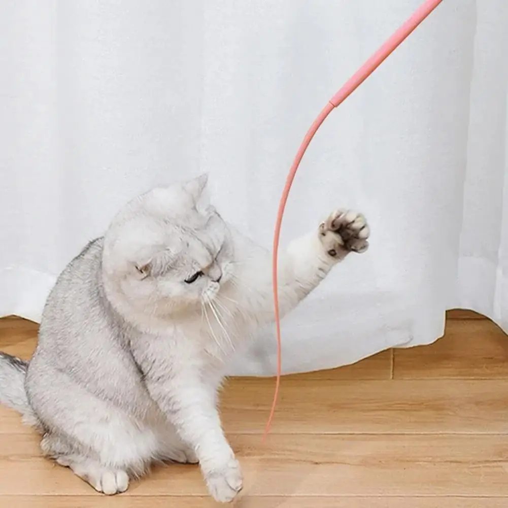 Игрушка для кошек игрушки силиконовая мышь хвост устойчивые к укусам товары